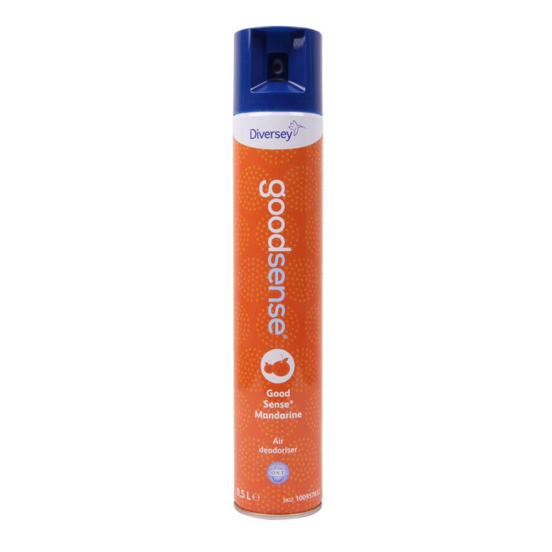 GOOD SENSE MANDARINE Neitralizējošs gaisa atsvaidzinātājs aerosolā 0,5L (12 gab/iep)
