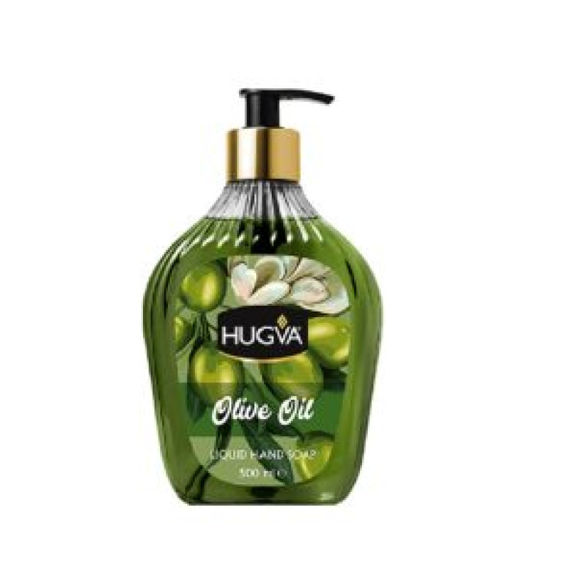 HUGVA PREMIUM šķidrās ziepes OLIVE OIL 500ml ( Izcelsmes valsts Turcija )