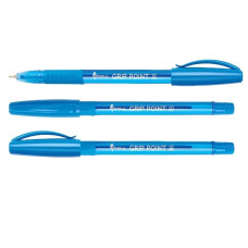 Lodišu pildspalva GRIP POINT 1.0mm, zila, 50gab/iepak..