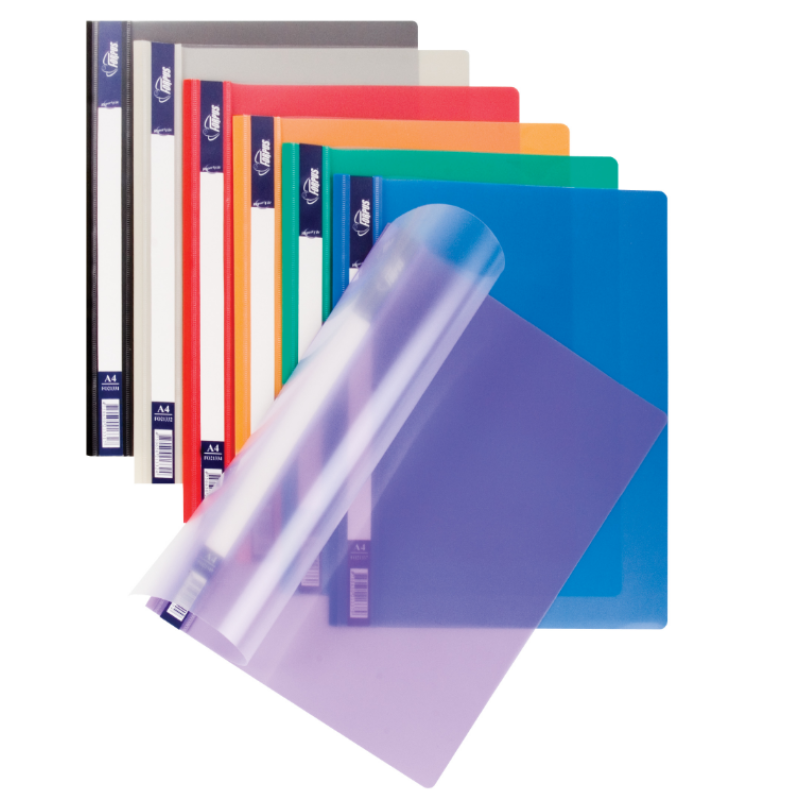 Mape ātršuvējs Standard A4, matēta/melns