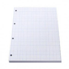Rūtiņu papīrs A3, caururbts, 100 loksnes