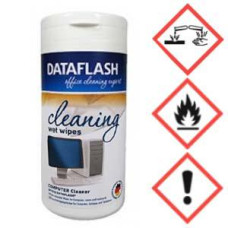 Datoru tīrīšanas salvetes 100 gab.