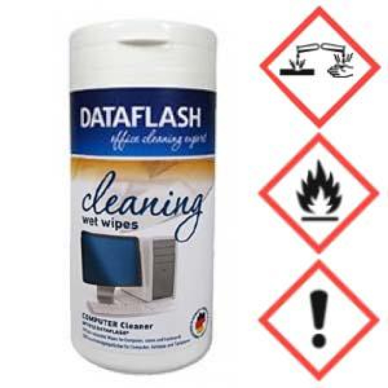 Datoru tīrīšanas salvetes 100 gab.