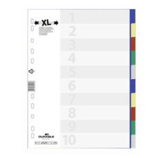 Sadalītājs A4/10 krāsas MAXI, DURABLE