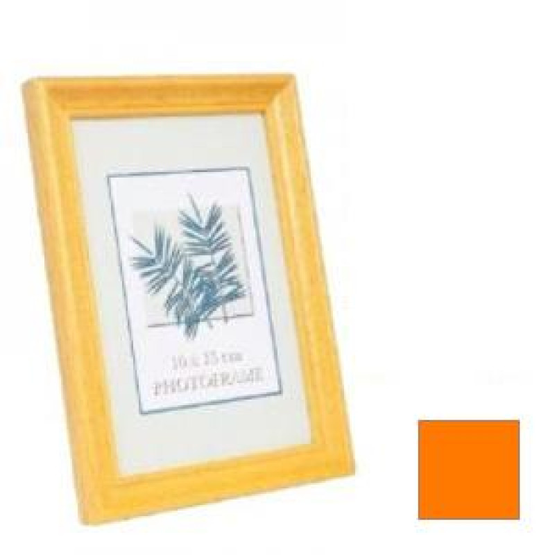 Fotorāmis 21x30cm SPRING koka, oranža krāsa