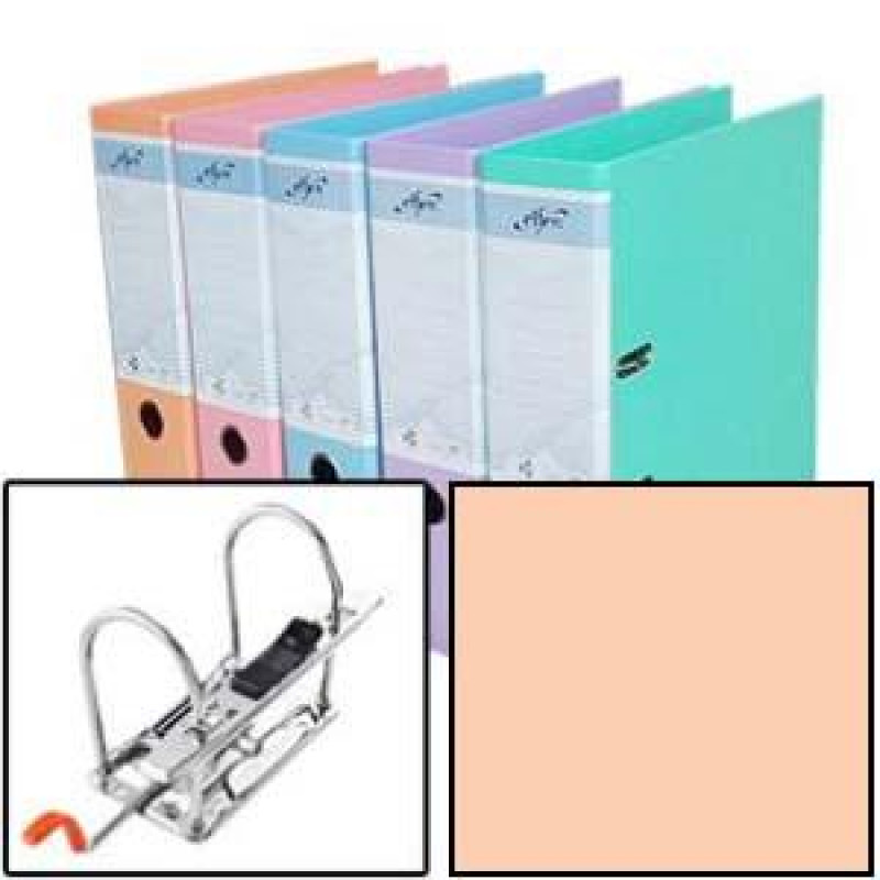 Reģistrs A4/80mm aprikožu krāsa Super Strong PP