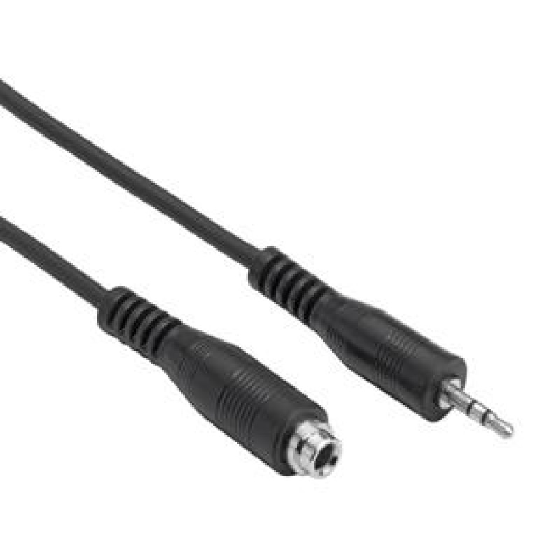 Adapteris audio 3,5 uz 2,5 Stereo plug 10cm. Ednet