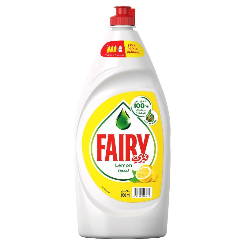 FAIRY Lemon trauku mazgāšanas līdzeklis, 900ml, (12gab/kastē)