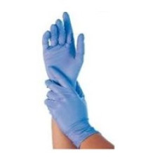 Nitrila cimdi bez pūdera, "Gentle Touch", 24cm, zili, (S), (100gab)