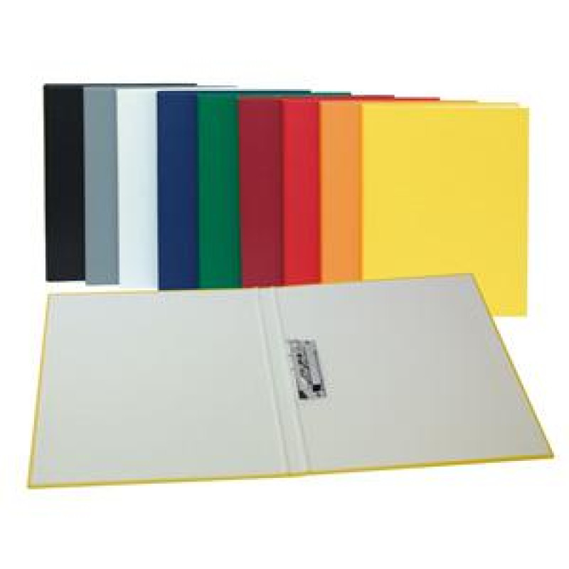 Mape A4 ar piespiedēju, kartona/PVC zaļa