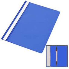 Ātršuvējs A4 zils ar caurspīdīgu vāku