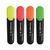 Teksta marķieru komplekts JOB, 4 krāsas,Schneider