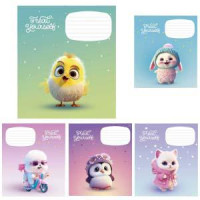 Burtnīca 12 lapas rūtiņu Treat yourself UV laka