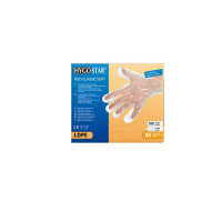 Cimdi LDPE POLYCLASSIC SOFT, caurspīdīgi, kartona