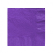 Galda salvetes, 33x33cm, 3-kārt., (50gab), violetas