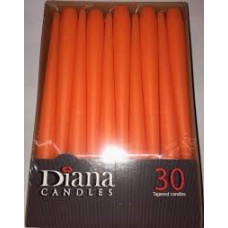KLASISKĀ SVECE DIANA(30) ORANŽA