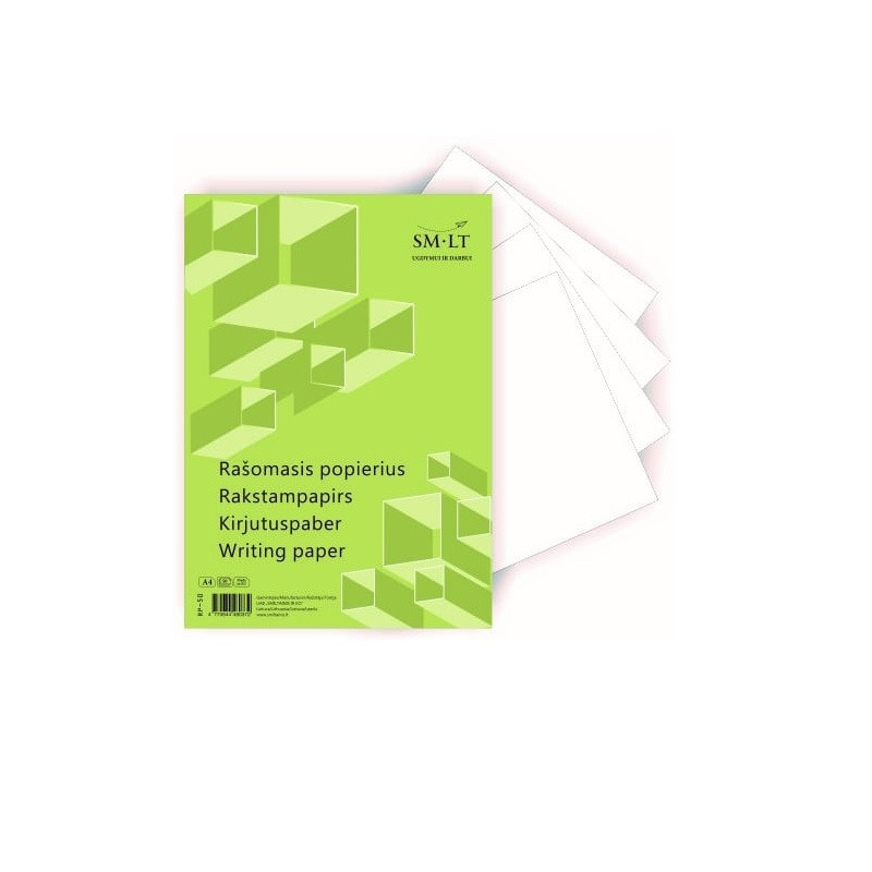 Lapas A4/50 baltas lapas SMLT
