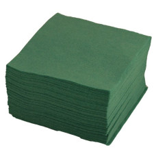 Papīra salvetes 24/2/75gb, zaļas (30iepak/kastē)