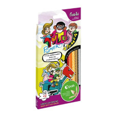 Zīmuļi krāsainie 12 krāsas Super Soft, trīsstūrveida, FIORELLO