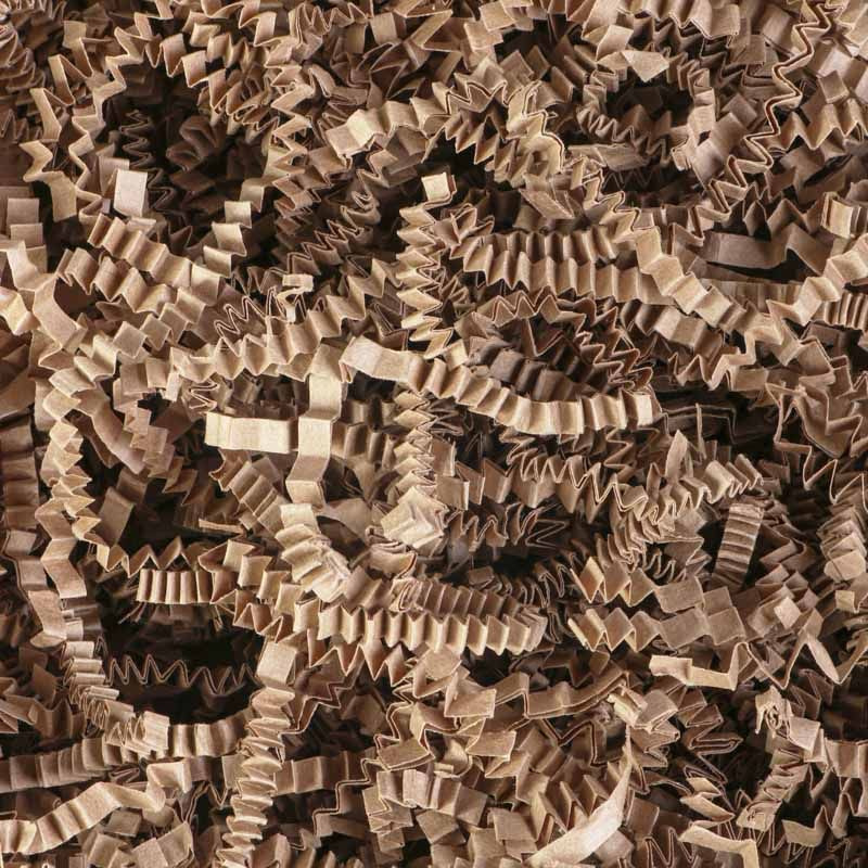 Papīra skaidas 4mm brūnas 1kg.