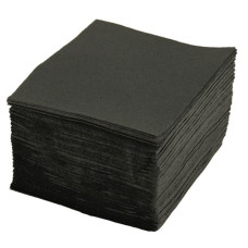 Papīra salvetes 33/3/250gb, melnas, (6iepak/kastē)