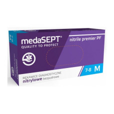 Nitril cimdi, "Medasept", zili, b/p, (XL), (100gab)