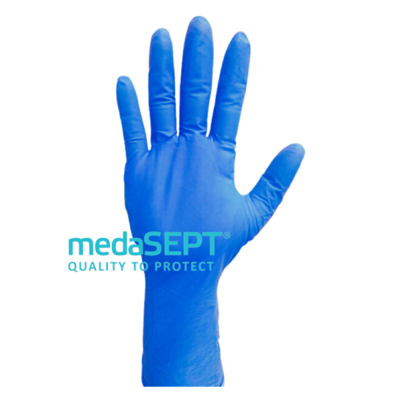 Pagarināti cimdi medaSept PREFER BLUE LONG, izm.S, N100
