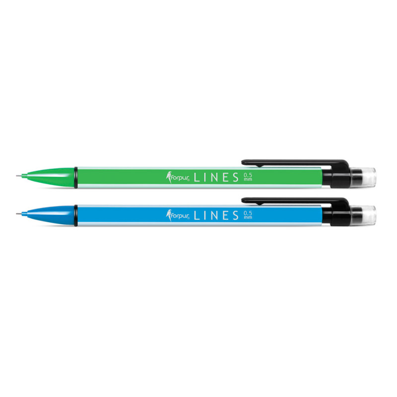 Zīmulis mehāniskais LINES zaļš korpuss 0.5mm