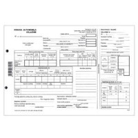 Kravas automobiļa ceļazīme A4D, 100 lapas ar