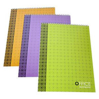 Bloknots A5/80 lapas rūtiņu, ar spirāli augšpusē