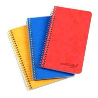 Bloknots B6/60 lapas rūtiņu ar spirāli 125x195 mm