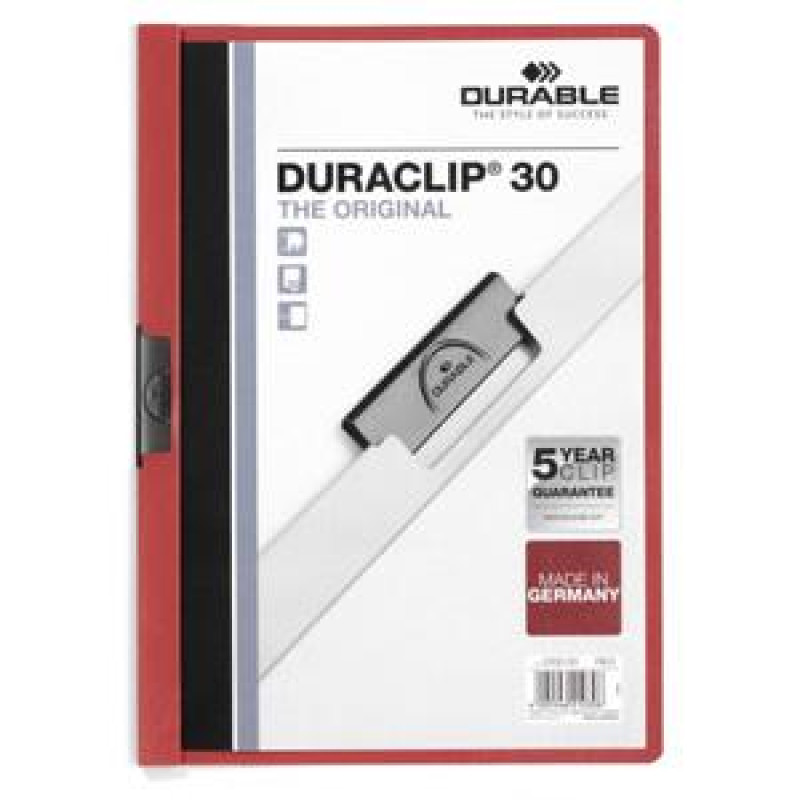 Mape Duraclip Original 30 DURABLE, sarkana
