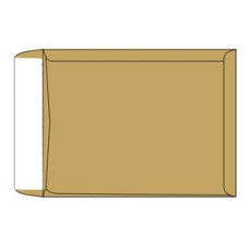 Aploksnes B4 HK 250x353mm, brūna krāsā, 10gab./iepak.