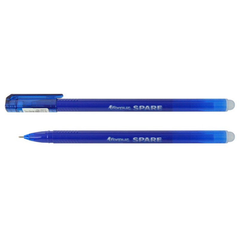 Dzēšama gēla pildspalva Forpus Spare, 0.5mm, zila, (12gab/iepak.)