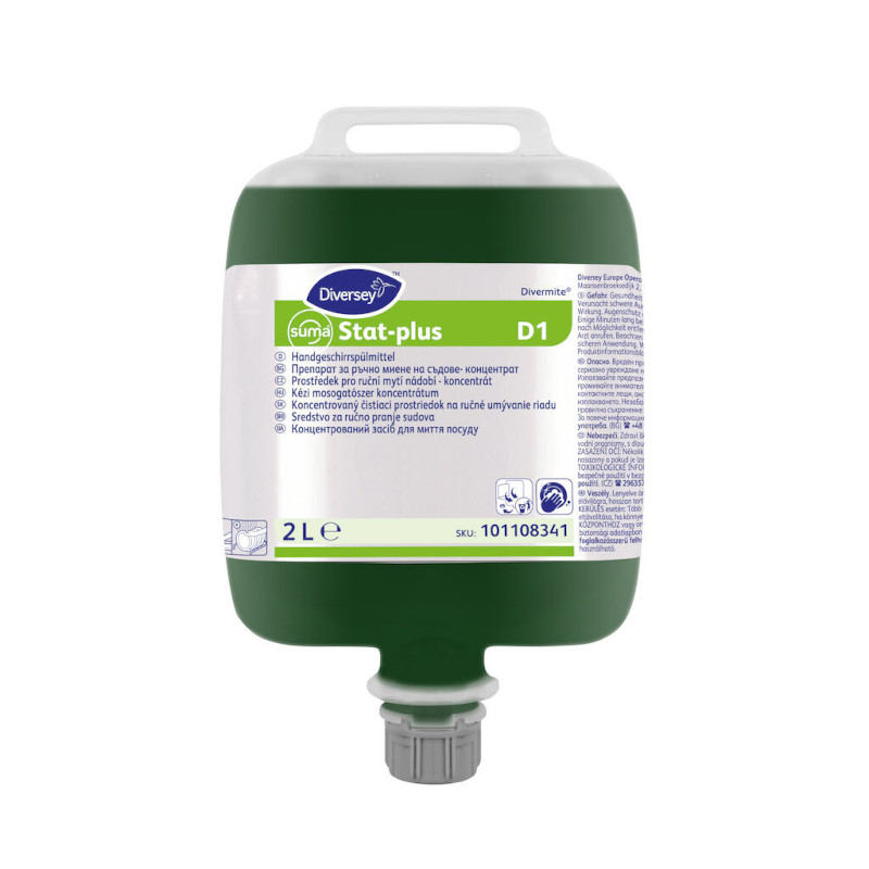 SUMA STAR D1-PLUS koncentrēts trauku mazgāšanas līdzeklis, 2.0L, 3 gb/iep