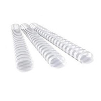 Spirāles d-32mm baltas, ovāla, Fellowes 50gab