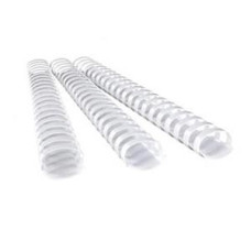 Spirāles d-32mm baltas, ovāla, Fellowes 50gab