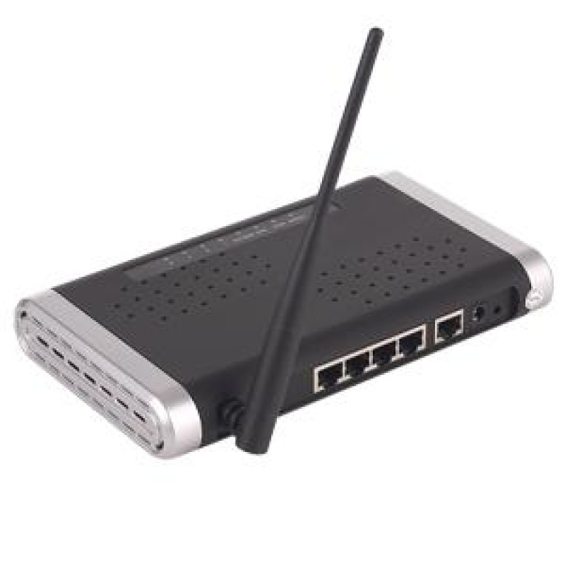 Bezvadu ruteris 10/100Mbps 4port Gembird NSW-R2