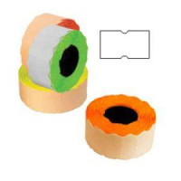 Marķēšanas lente 21,5x12mm balta, 100 uzlīmes/rullī