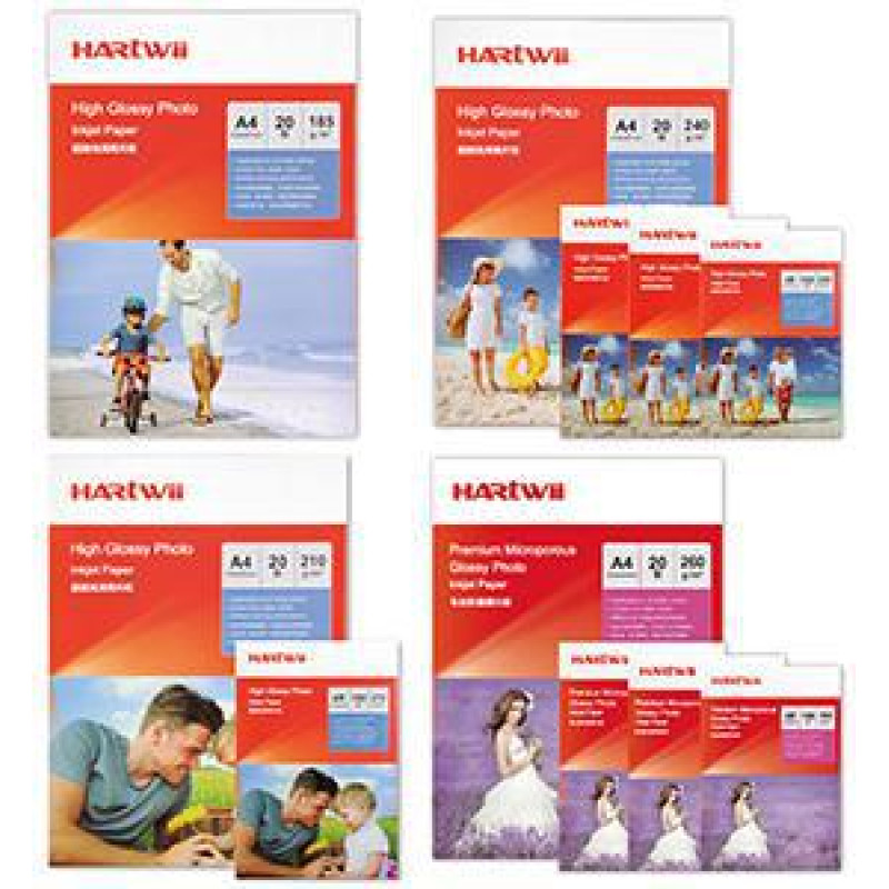 Fotopapīrs A4 140g 20lap glancēts divpusīgs