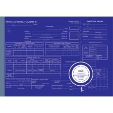 Kravas automobiļa ceļazīmes, A4D, numurētās, ar