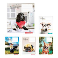 Burtnīca 12 lap. līniju, Inspired, kartona vāks