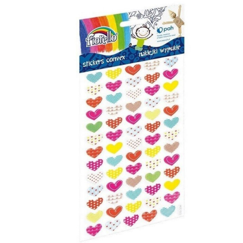 Pašlīmējošas sirsniņas 19x15 mm 65gab. Fiorello