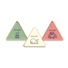 Dzēšgumija MILAN 3X3 trīsstūrveida