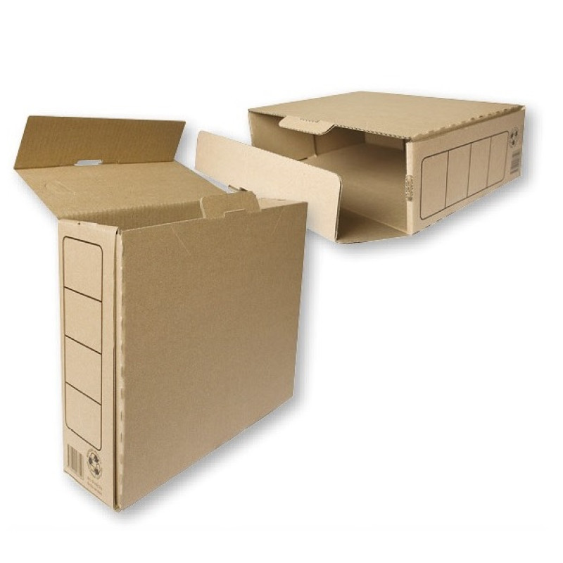 Arhīva kārba A4/105x245x330mm, brūna, SMLT