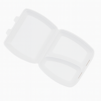 Kārba siltam ēdienam, XPS, 2-daļīga (100 gab.)