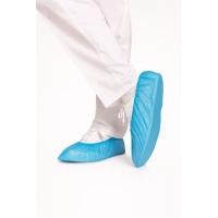 Bahilas HYGONORM Eco, CPE, 41x15cm, 25my, zilas, 100gab., (20iep/kastē)