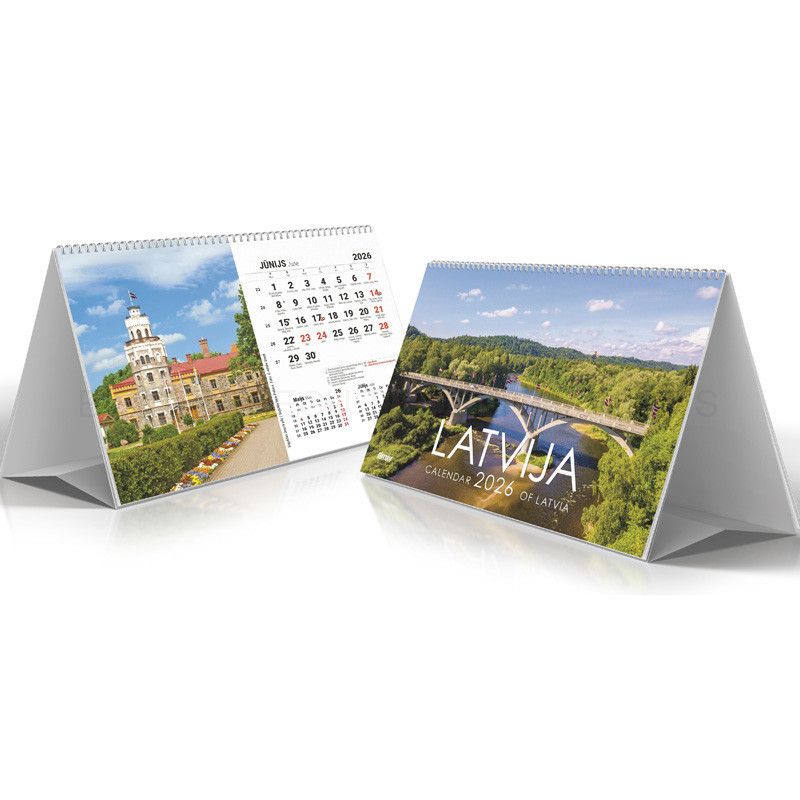 Galda kalendārs, DESK Latvija, Timer 2026g.