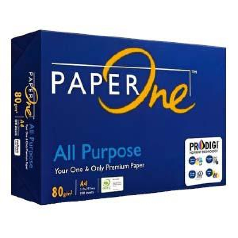 Papīrs Paper One A4 80g. 500 loksnes All Purpose