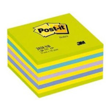 *Līmlapiņu kubs 3M Post-it 76x76mm/450l. neonzaļš